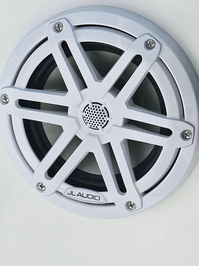 Slide: The Image of JL Audio speaker on 2025 Tidewater 220LXF boat. - 31