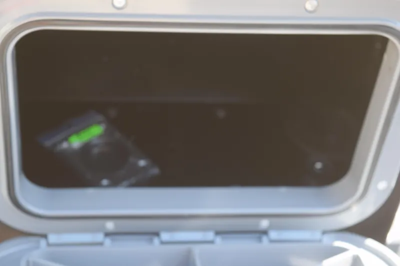 Slide: The Image of Storage compartment of 2025 Stabicraft 1550 Fisher Profish boat. - 13