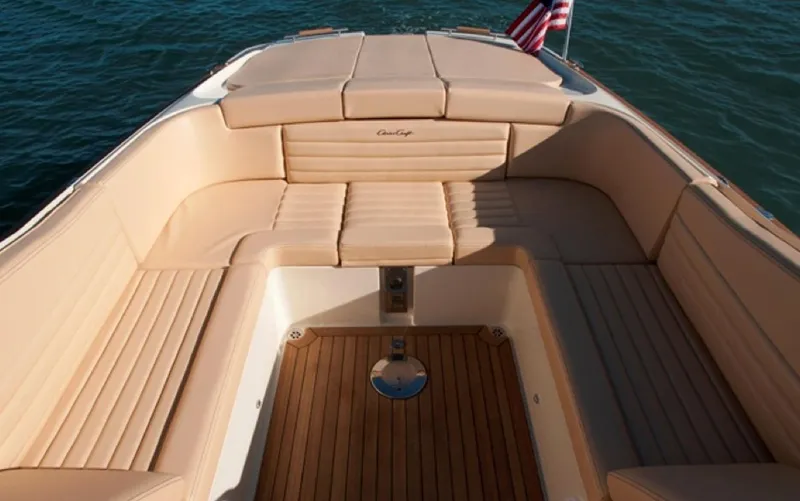 Slide: The Image of JL Audio system in 2014 Chris-Craft Launch 32 boat interior. - 13