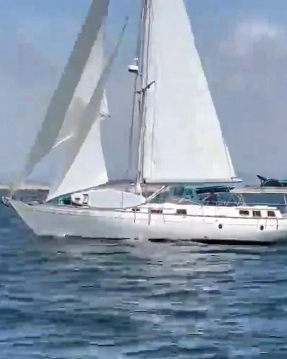 The Image of 1979 C & L Explorer Center Cockpit Cutter sailing on open water. - 0