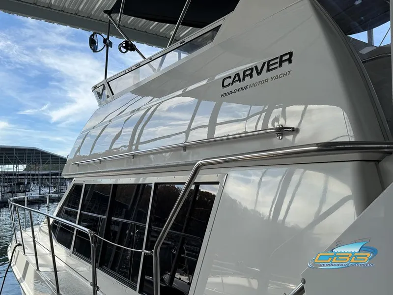 Slide: The Image of Carver 405 Aft Cabin Motor Yacht 1998 - 52