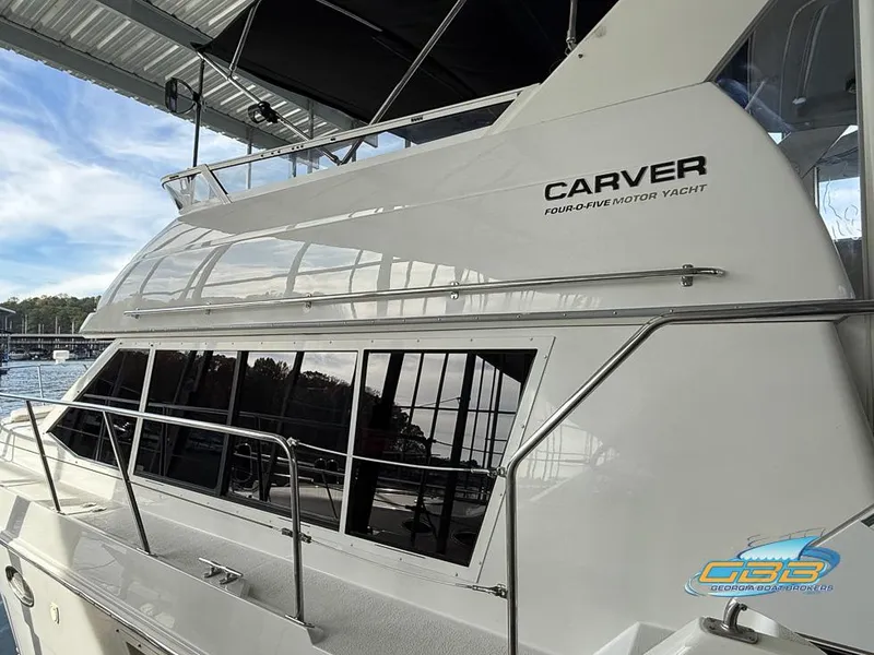 Slide: The Image of Carver Yachts 405 Aft Cabin Motor Yacht 1998 - 53