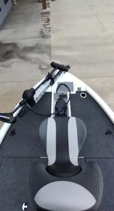 Slide: The Image of 2025 Vexus AVX1880 boat interior with seating and control panel. - 3