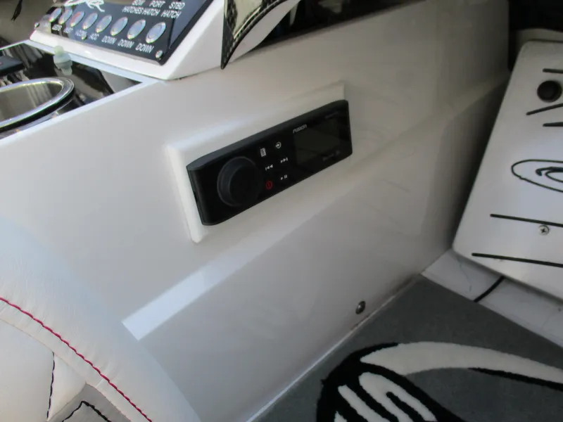 Slide: The Image of Boat interior with control panel, Skater 482 model, 2012. - 15