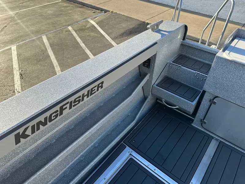 Slide: The Image of 2025 KingFisher 2625 Coastal Express boat interior with sleek design and durable materials. - 22