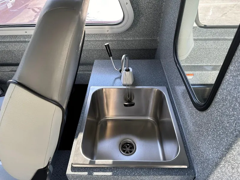 Slide: The Image of Stainless steel sink in 2025 KingFisher 2625 Coastal Express boat interior. - 42