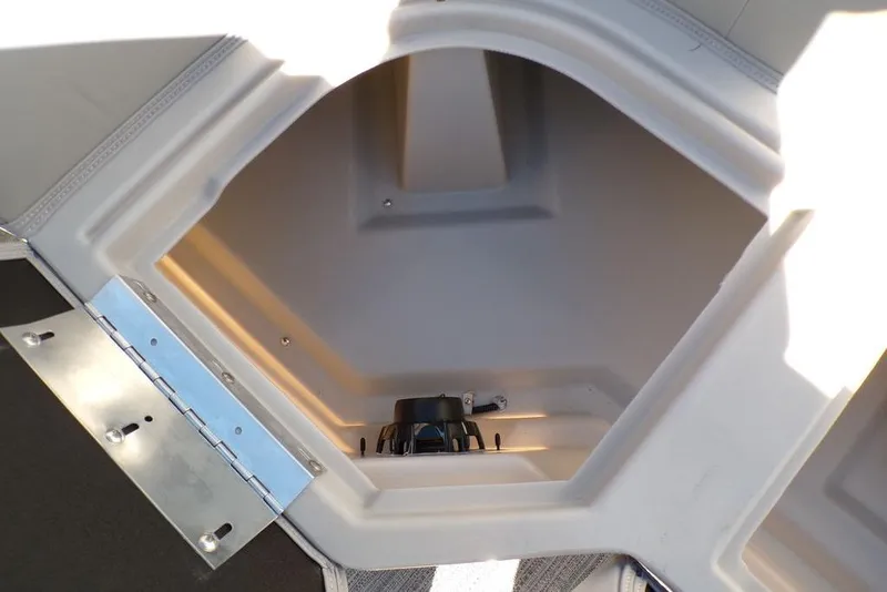 Slide: The Image of Storage compartment of 2025 Godfrey Xperience 2286 SBX Sport Tube boat. - 11