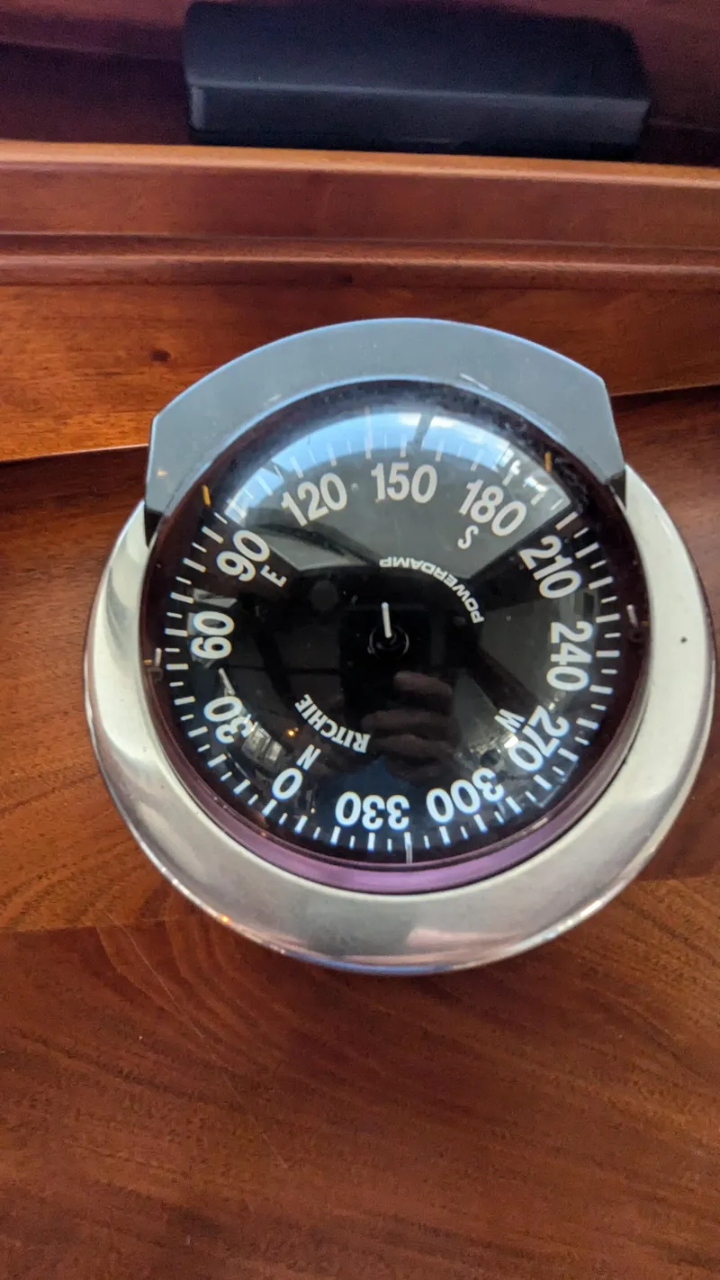 Slide: The Image of Stanley Downeast Lobster Boat Lobster Yacht Fly Bridge Cruiser 1990 - 51