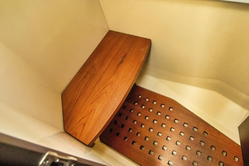 Slide: The Image of Wooden interior detail of 2020 Regal 38 XO yacht. - 36