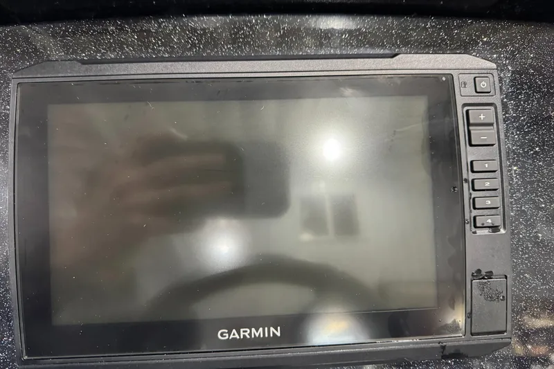 Slide: The Image of Garmin display screen in 2023 Nitro Z18 boat dashboard. - 12