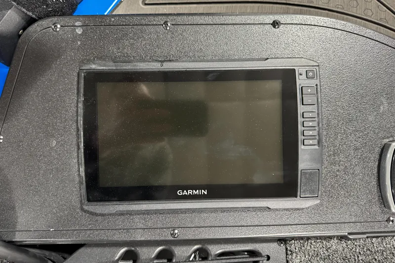 Slide: The Image of Garmin display on 2023 Nitro Z18 boat dashboard. - 9