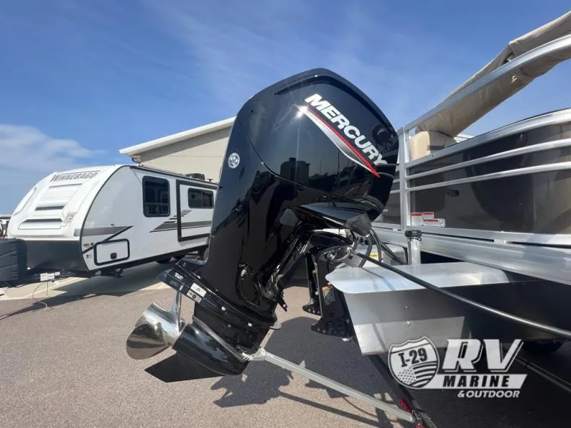 Slide: The Image of 2023 Sportfish 20 DLX with Mercury outboard motor at RV Marine dealership. - 17