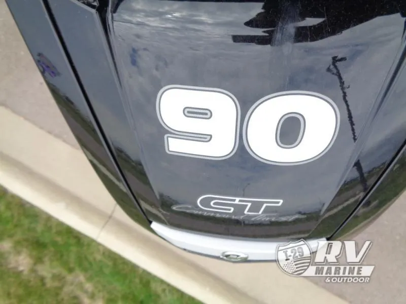 Slide: The Image of Close-up of 2024 Party Barge 20 with "90 GT" branding. - 15