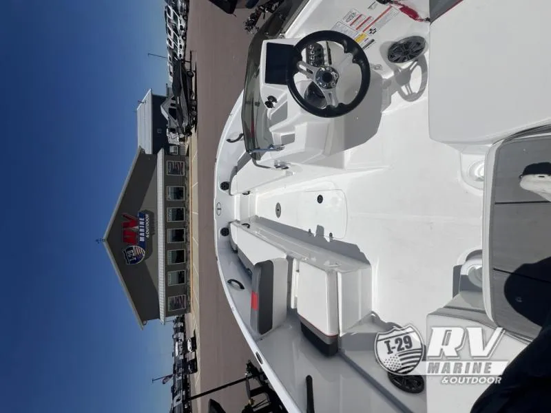 Slide: The Image of 2024 T18MOK TAH18J boat interior at RV Marine dealership. - 5