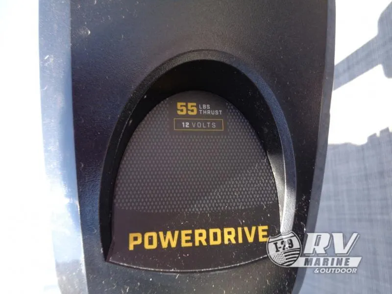 Slide: The Image of PowerDrive motor with 55 lbs thrust, 12 volts, on 2025 BASS BUGGY 16 XL Select. - 5