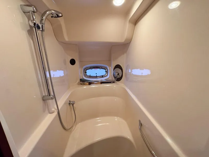 Slide: The Image of Luxurious shower area in 2006 Sea Ray 48 Sundancer yacht. - 26