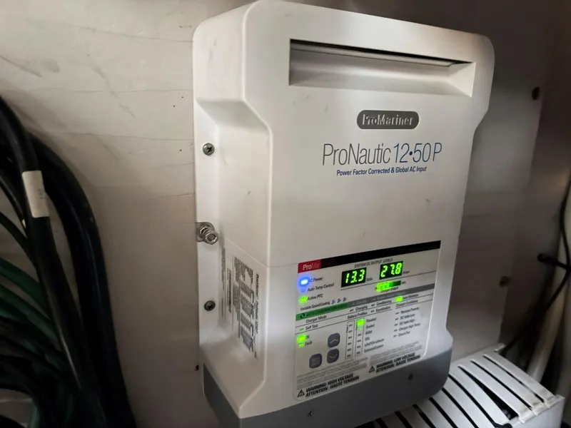 Slide: The Image of ProMariner ProNautic 12-50P charger in 2006 Sea Ray 48 Sundancer yacht. - 31