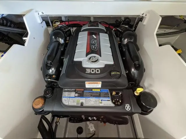 Slide: The Image of 2023 Crownline 240 SS boat engine, Mercury 6.2L, 300 horsepower. - 9