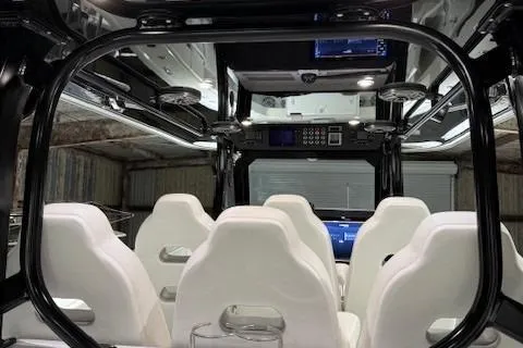 Slide: The Image of Freeman 47 Maiden America - Exterior Helm Seating - 4