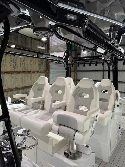 Slide: The Image of Freeman 47 Maiden America - Exterior Helm Seating - 5