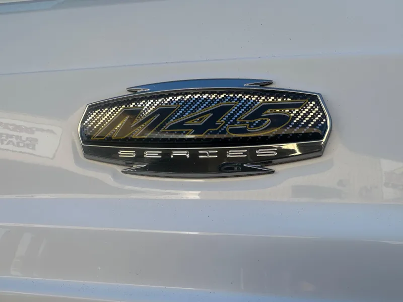 Slide: The Image of 2025 Monterey M-45 Series emblem on vehicle exterior. - 7