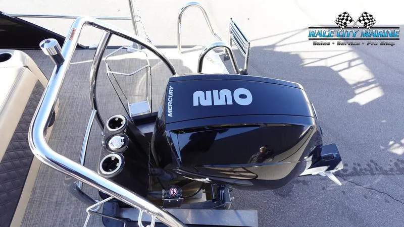 Slide: The Image of 2020 Barletta L23UC boat with Mercury engine at Race City Marine. - 11