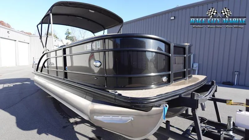 Slide: The Image of 2020 Barletta L23UC pontoon boat at Race City Marine dealership. - 5