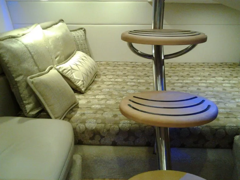 Slide: The Image of 2016 Formula 350 Crossover Bowrider interior with cozy seating and modern design. - 22