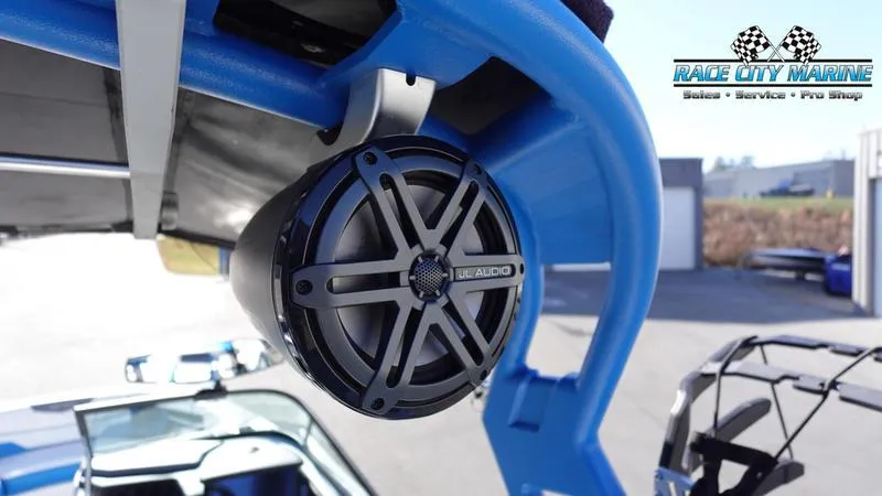 Slide: The Image of 2019 Nautique Super Air Nautique GS20 with JL Audio speaker, Race City Marine logo. - 41