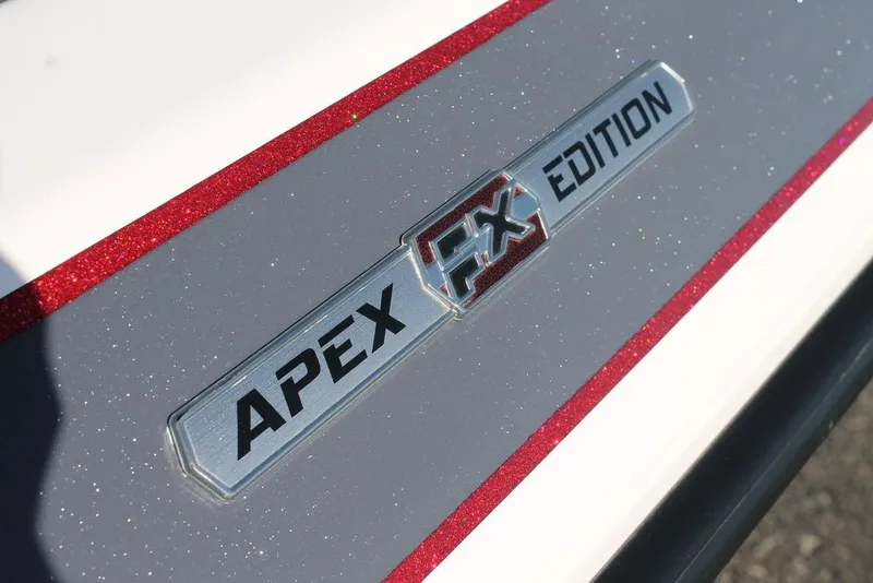 Slide: The Image of 2019 Skeeter FX21 Apex Edition logo with red accents. - 8
