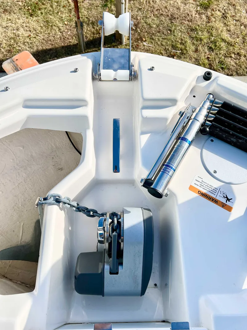 Slide: The Image of 2023 Solara S-250 DC boat anchor system with winch and chain. - 30