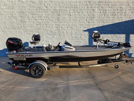 The Image of 2025 Vexus AVX1880 fishing boat on trailer, side view. - 0