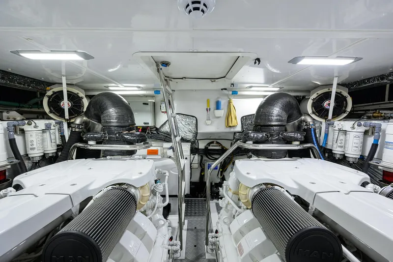 Slide: The Image of Princess S65 Gallant Lady - Engine Room - 62