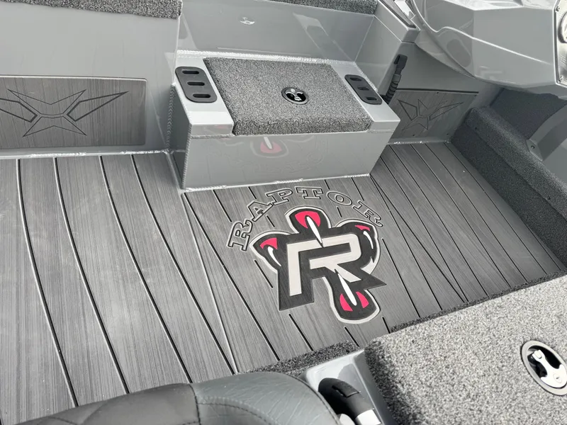 Slide: The Image of 2025 Vexus AVX1980 boat interior with Raptor flooring design. - 12