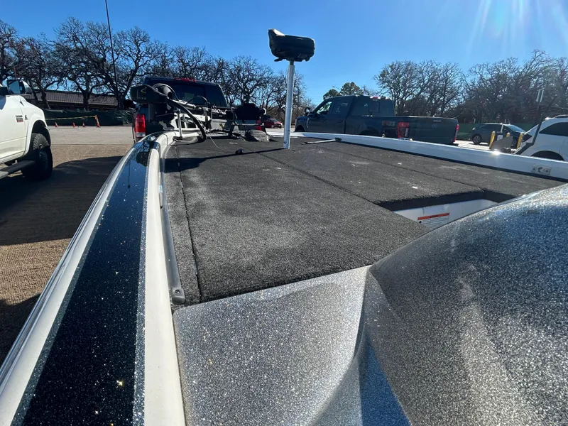 Slide: The Image of Boat trailer by the water, Champion 210 Elite, 2009 model. - 19