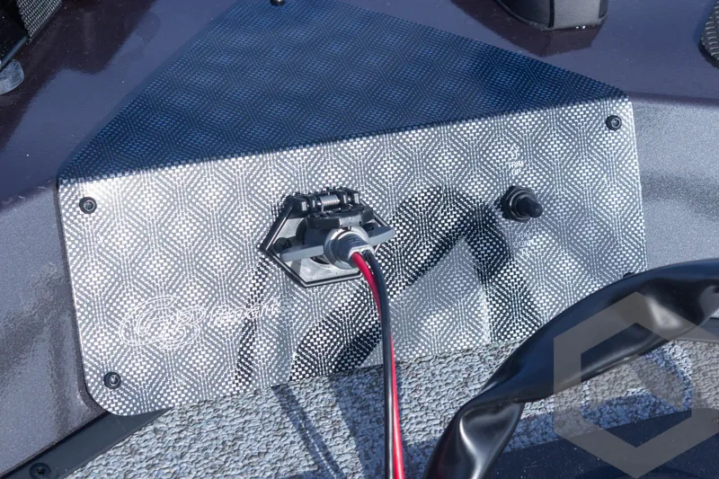 Slide: The Image of 2025 G3 Sportsman 1710 boat dashboard with electrical panel and wiring. - 30