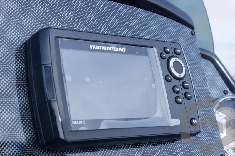 Slide: The Image of Fishfinder display on 2025 G3 Sportsman 1710 boat dashboard. - 39
