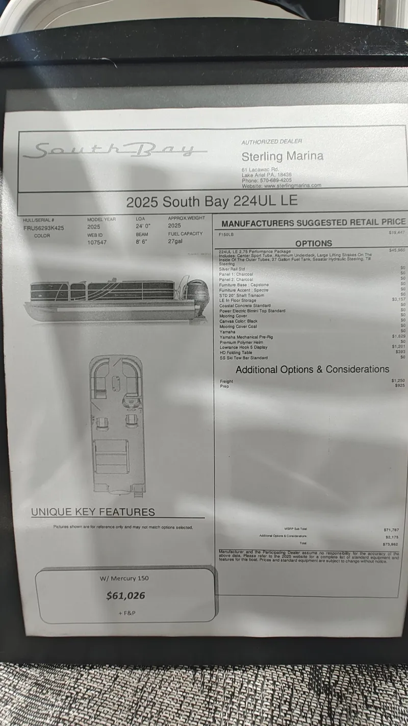 Slide: The Image of South Bay 224UL LE 2025 - 4