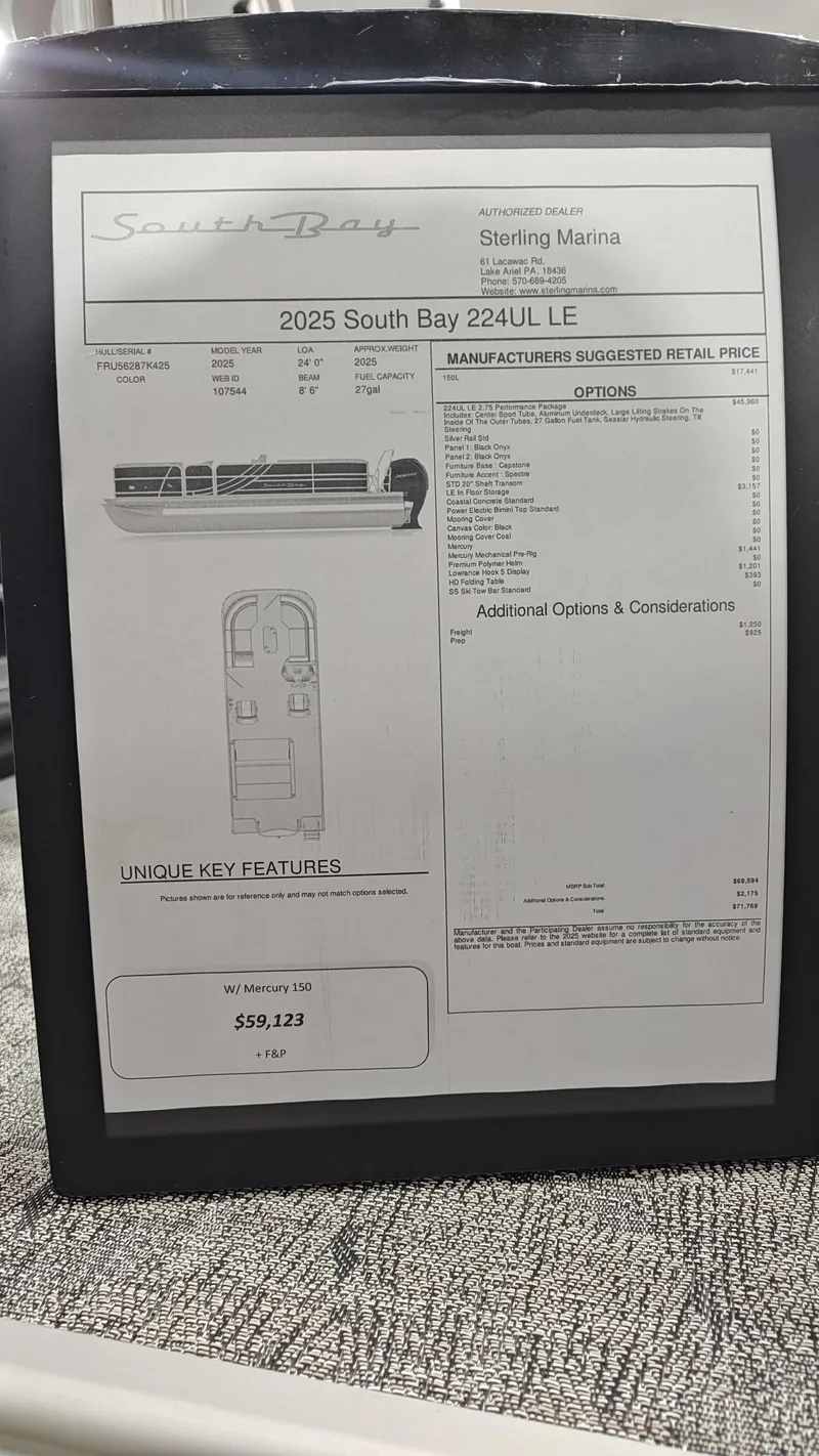 Slide: The Image of South Bay 224UL LE 2025 - 7