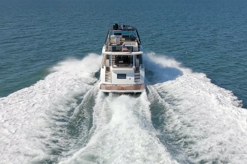 Slide: The Image of Astondoa 66 yacht cruising on open water, 2022 model. - 5