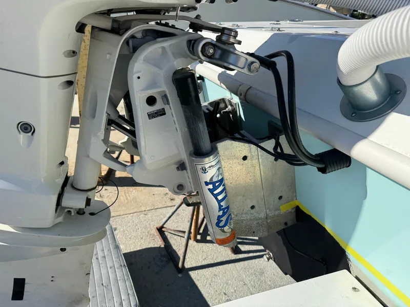 Slide: The Image of Control panel of a 2020 Long Bay 230 Bay boat with labeled switches. - 16