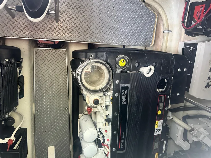 Slide: The Image of Engine room of a 2012 Formula 45 Yacht featuring a Volvo Penta engine. - 65