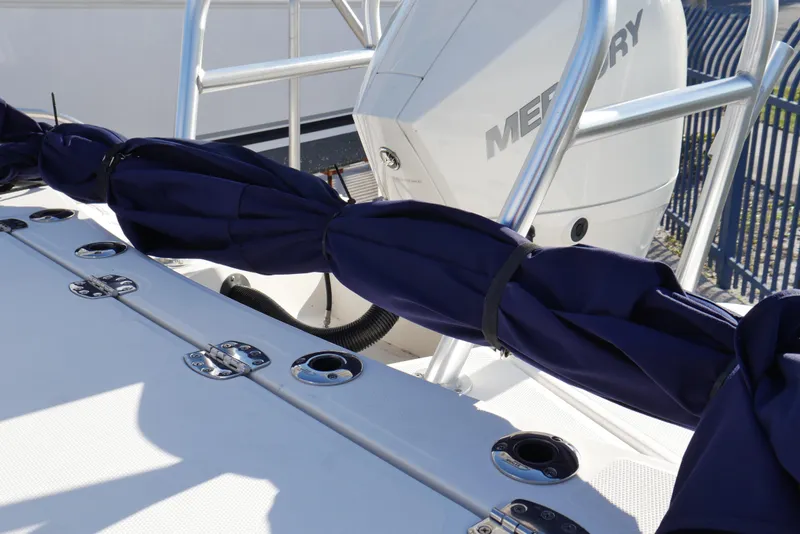 Slide: The Image of 2020 Boston Whaler - Aft/bimini - 16