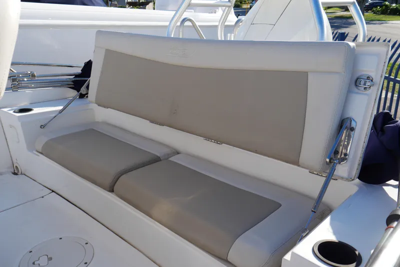 Slide: The Image of 2020 Boston Whaler - Aft bench - 2