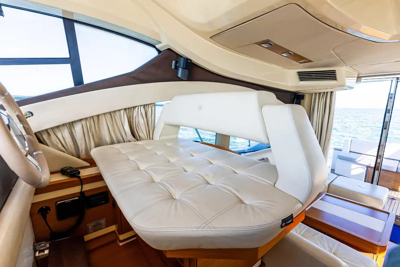 Slide: The Image of Luxurious interior of 2014 Azimut 45 Fly yacht with plush seating. - 39