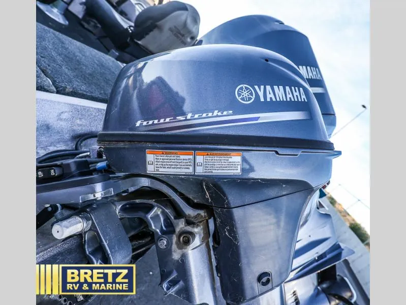 Slide: The Image of Yamaha four-stroke engine on 2015 Skeeter WX1850 boat at Bretz RV & Marine. - 14