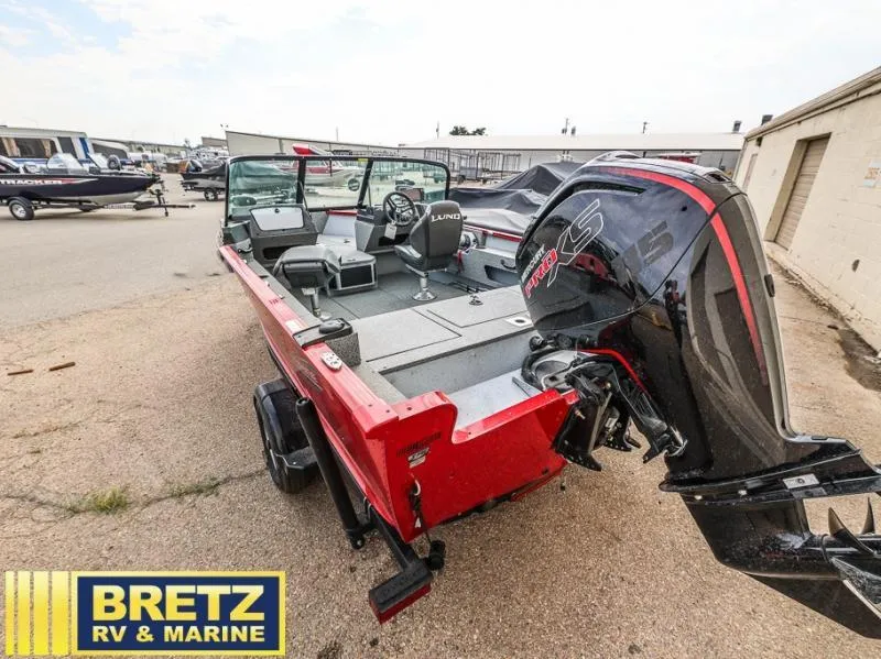Slide: The Image of 2024 Adventure 1775 Sport boat with powerful engine at Bretz RV & Marine dealership. - 4