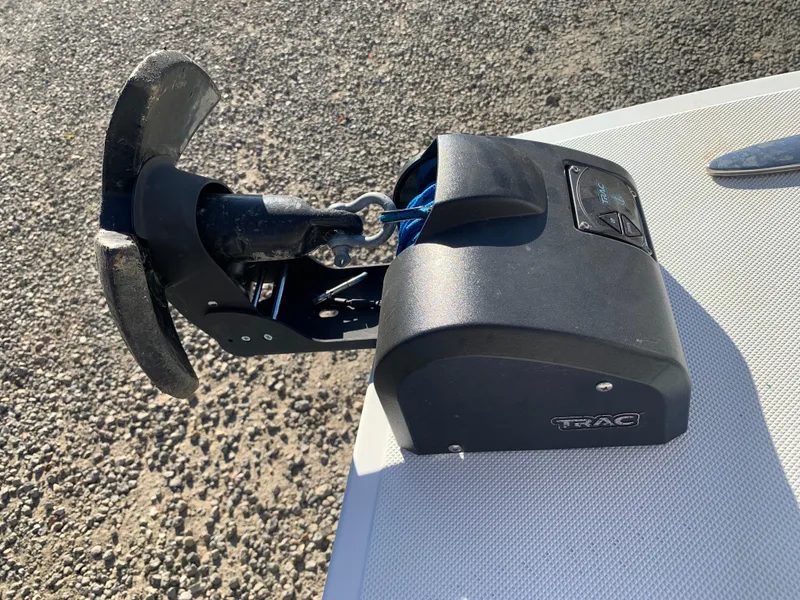 Slide: The Image of Marker One ML4 2017 boat anchor winch on deck, sunny day. - 9