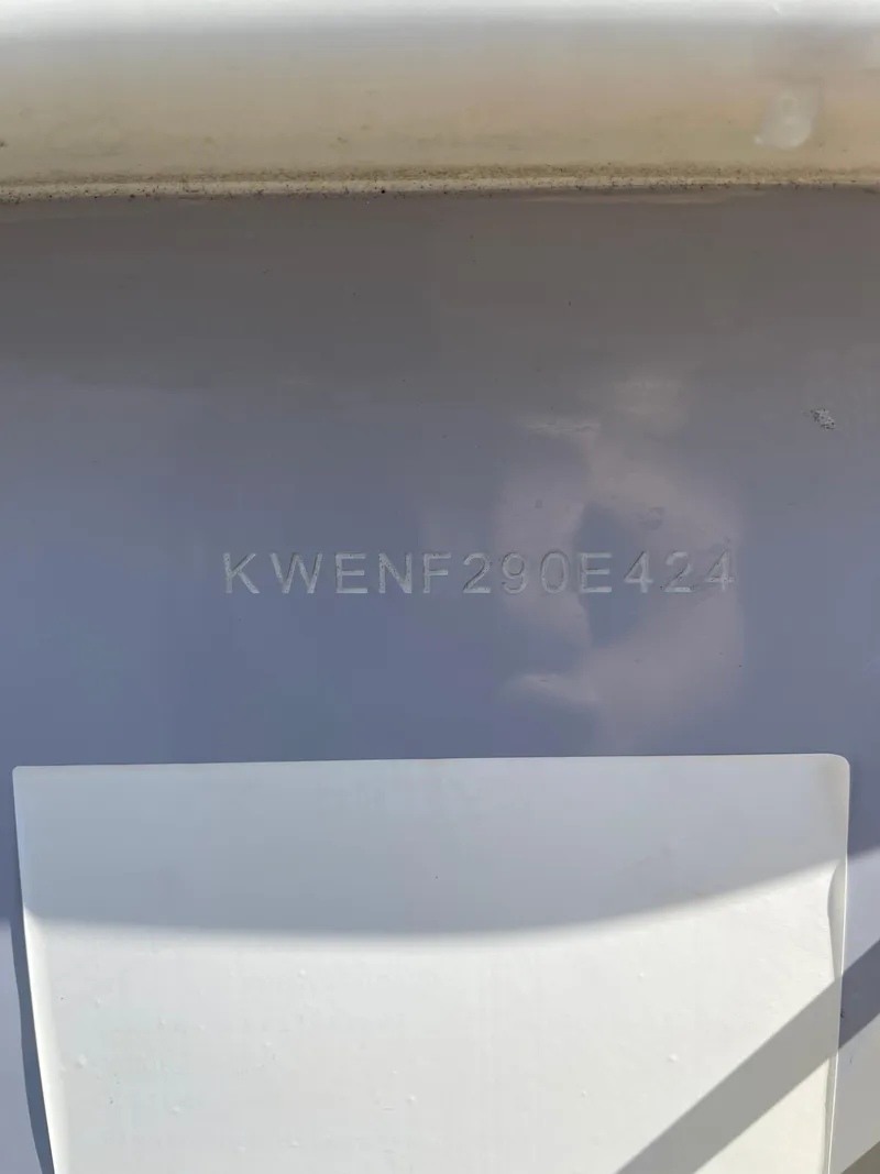 Slide: The Image of 2024 Key West 219fs boat hull identification number KWENF290E424. - 48