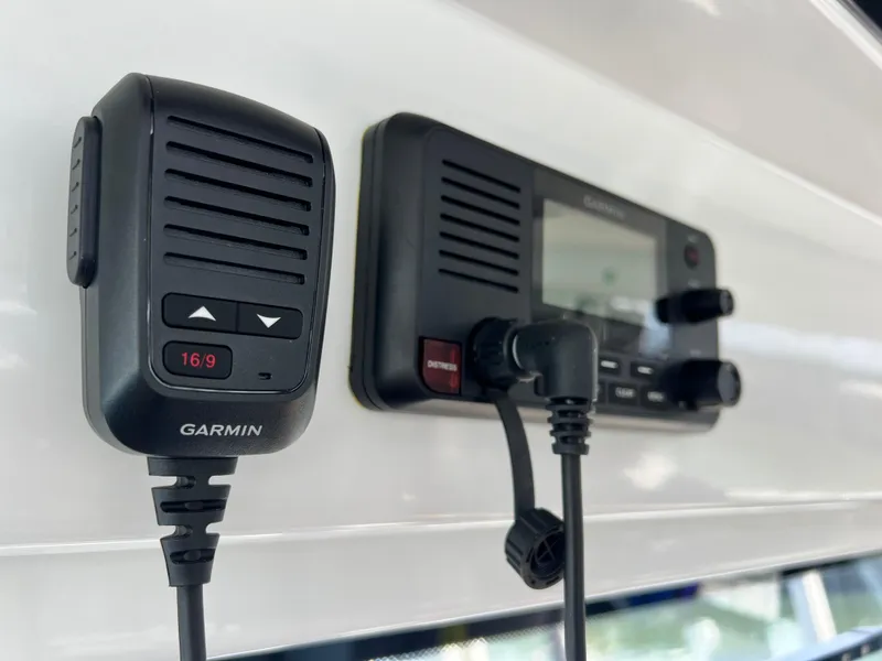 Slide: The Image of Garmin marine radio equipment on Jeanneau NC 795 S2, 2022 model. - 41